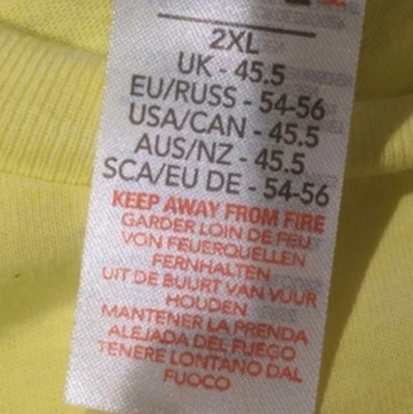 Boohoo Man Official Yellow and Gray Swirl Tie Dye Short Sleeve Tee size XXL - Picture 5 of 7